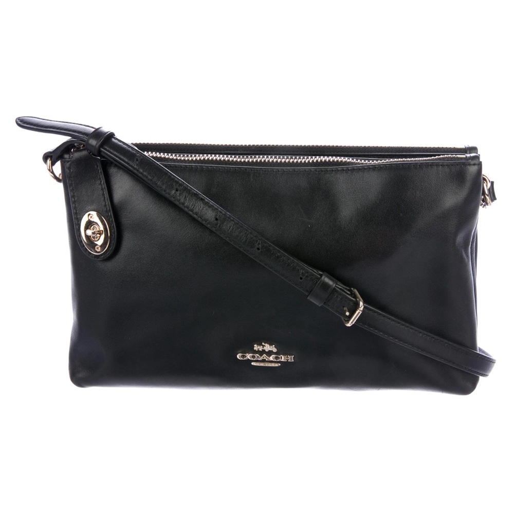 Coach Double Zip Crosby Leather Crossbody